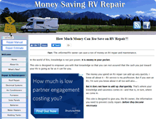 Tablet Screenshot of money-saving-rv-repair.com